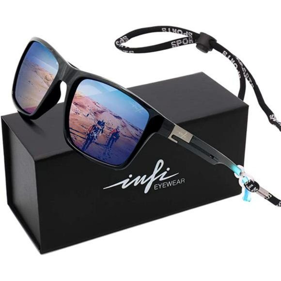 Polarized Sunglasses for Men Sports Glasses Square UV Protection Unisex